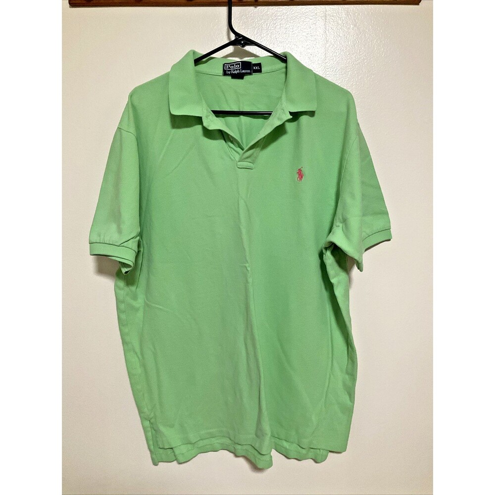 Polo Ralph Lauren Men’s XXL Lime Free Short Sleeve Polo Shirt